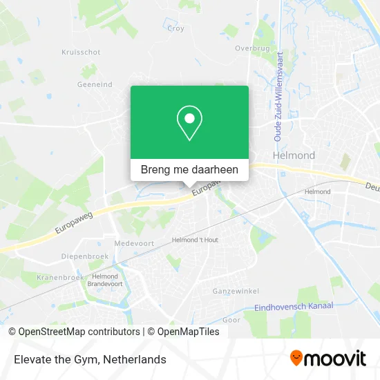 Elevate the Gym kaart