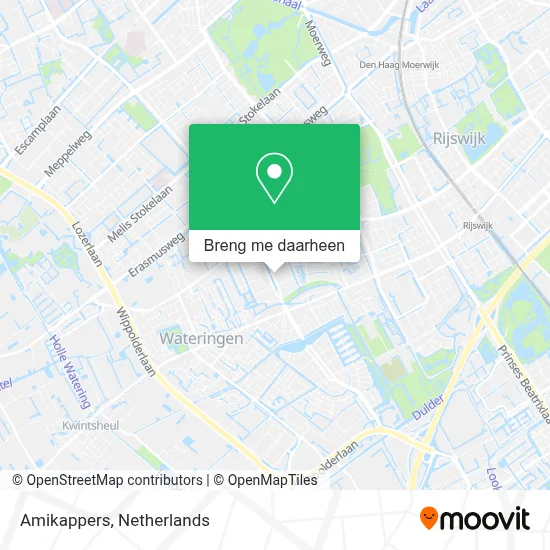Amikappers kaart