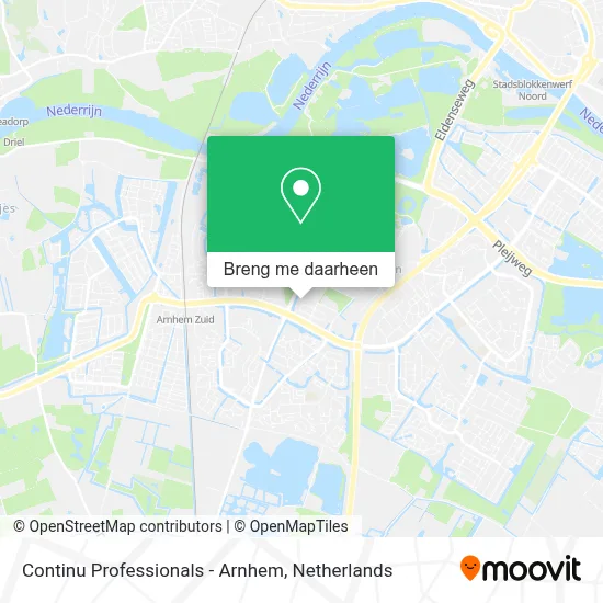 Continu Professionals - Arnhem kaart