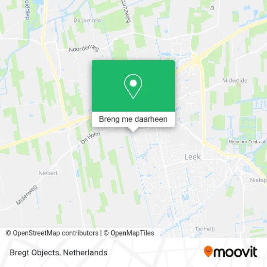 Bregt Objects kaart