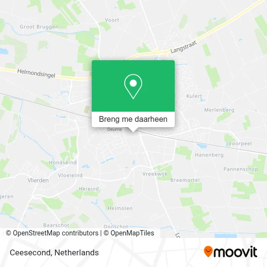 Ceesecond kaart