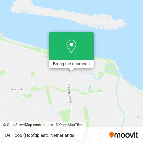 De Hoop (Hoofdplaat) kaart