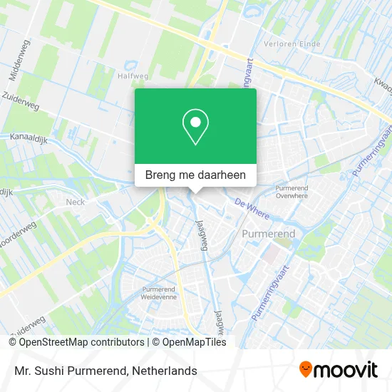 Mr. Sushi Purmerend kaart