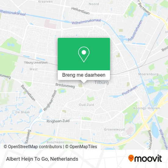 Albert Heijn To Go kaart
