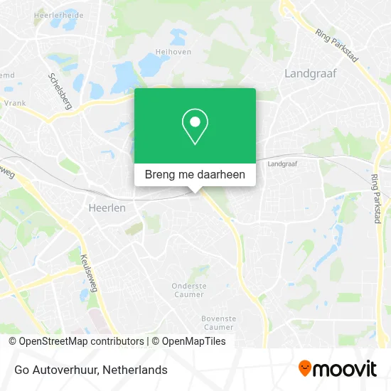 Go Autoverhuur kaart