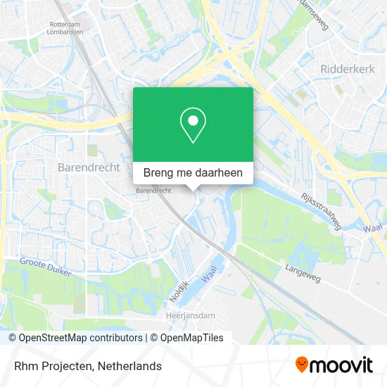 Rhm Projecten kaart