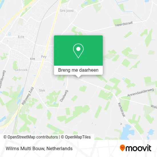 Wilms Multi Bouw kaart