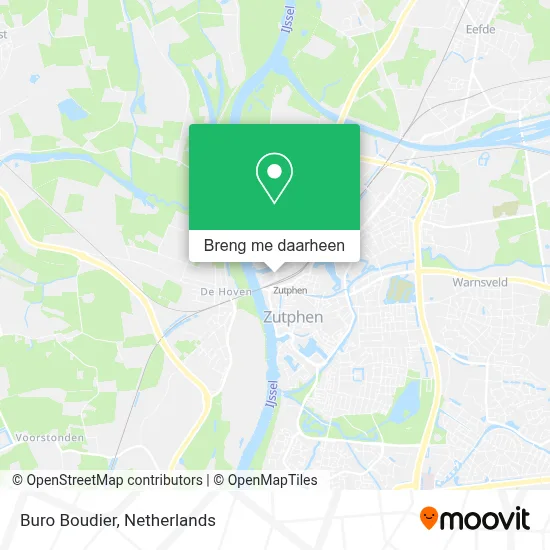 Buro Boudier kaart