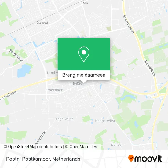 Postnl Postkantoor kaart