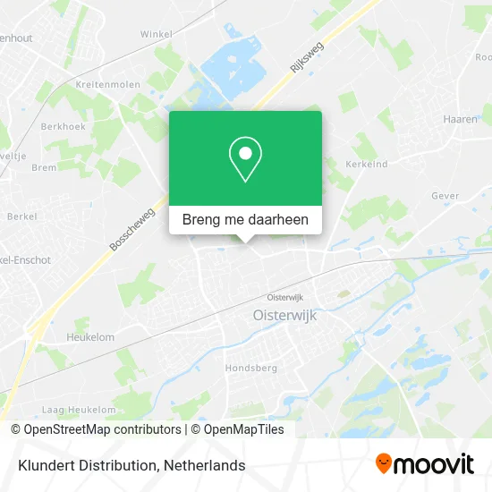 Klundert Distribution kaart