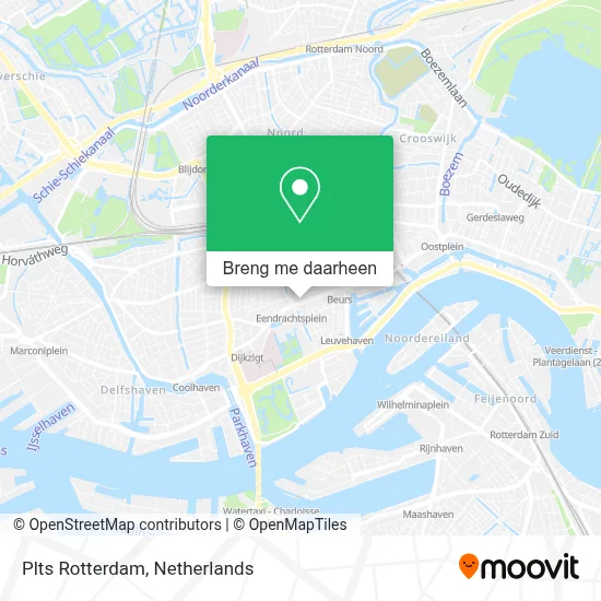 Plts Rotterdam kaart