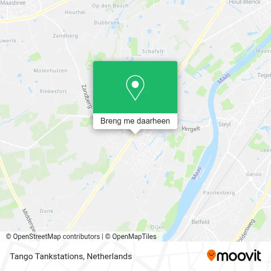 Tango Tankstations kaart