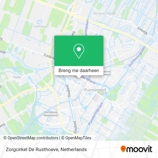 Zorgcirkel De Rusthoeve kaart