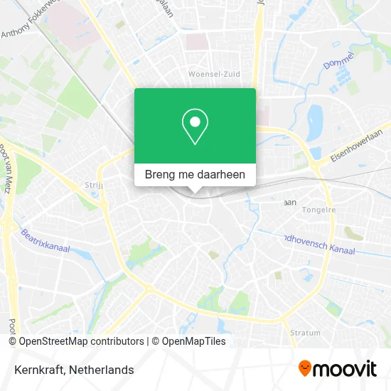 Kernkraft kaart