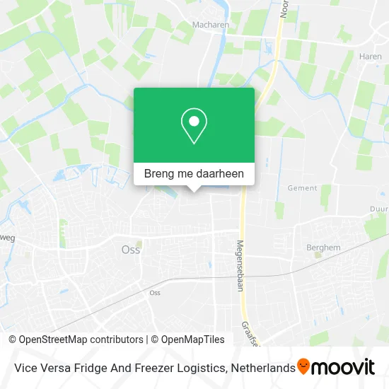 Vice Versa Fridge And Freezer Logistics kaart