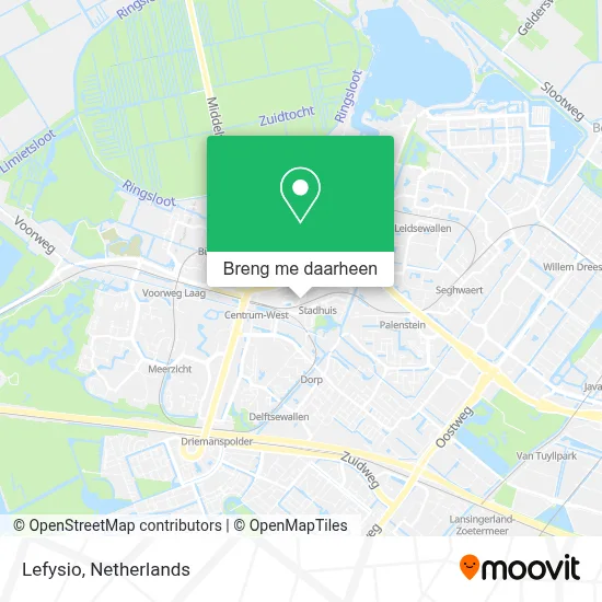 Lefysio kaart