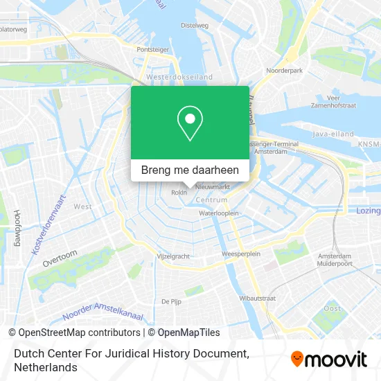 Dutch Center For Juridical History Document kaart