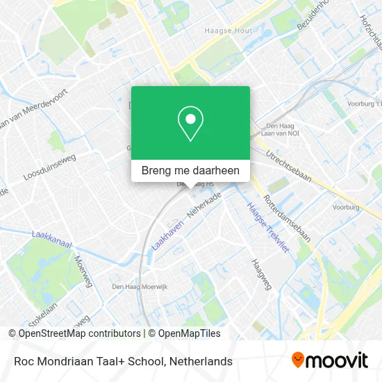 Roc Mondriaan Taal+ School kaart