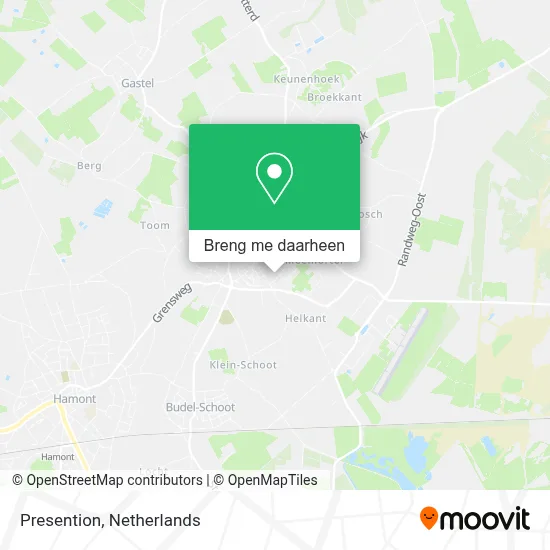 Presention kaart