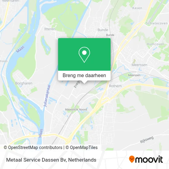 Metaal Service Dassen Bv kaart