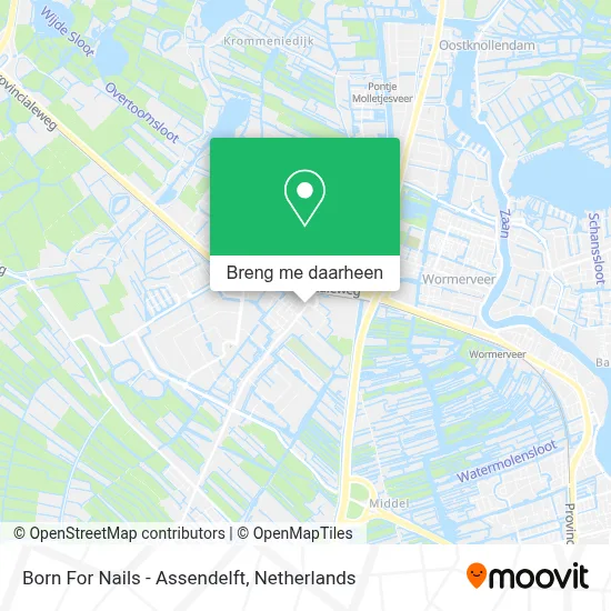 Born For Nails - Assendelft kaart