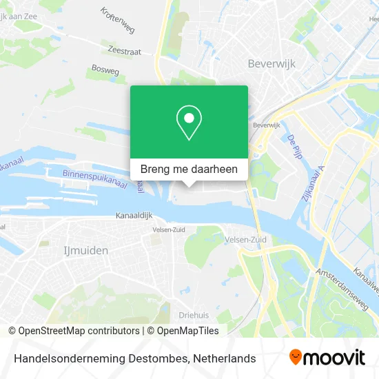 Handelsonderneming Destombes kaart
