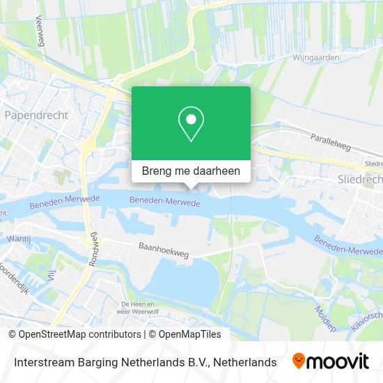 Interstream Barging Netherlands B.V. kaart