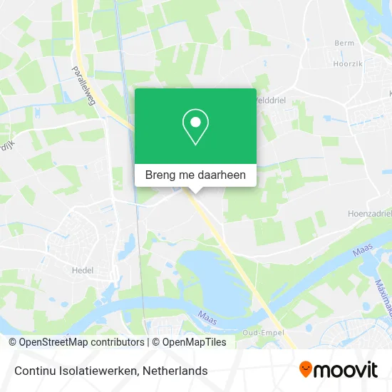 Continu Isolatiewerken kaart
