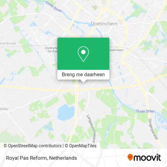 Royal Pas Reform kaart