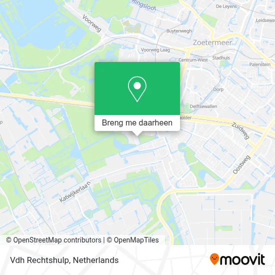 Vdh Rechtshulp kaart