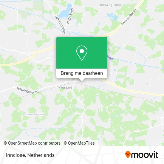 Innclose kaart