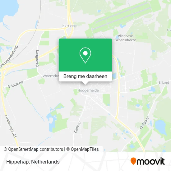 Hippehap kaart