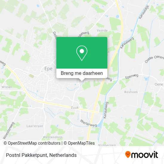 Postnl Pakketpunt kaart