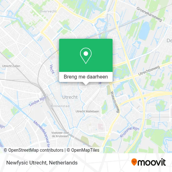 Newfysic Utrecht kaart