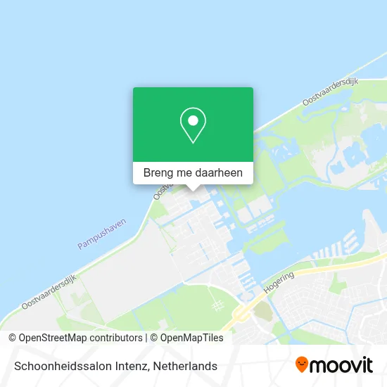 Schoonheidssalon Intenz kaart