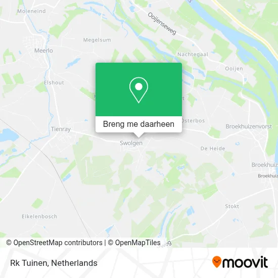 Rk Tuinen kaart