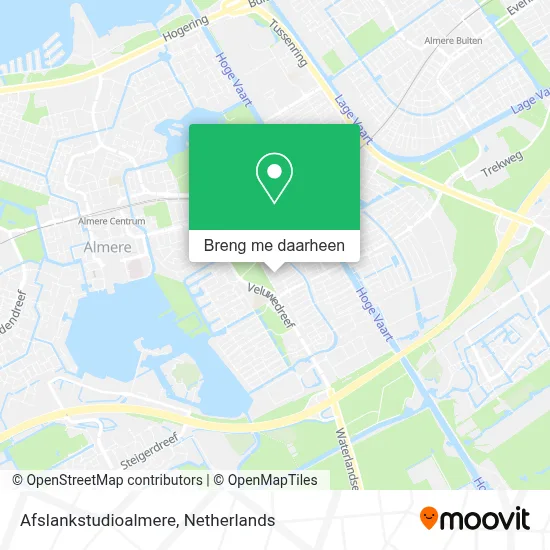 Afslankstudioalmere kaart
