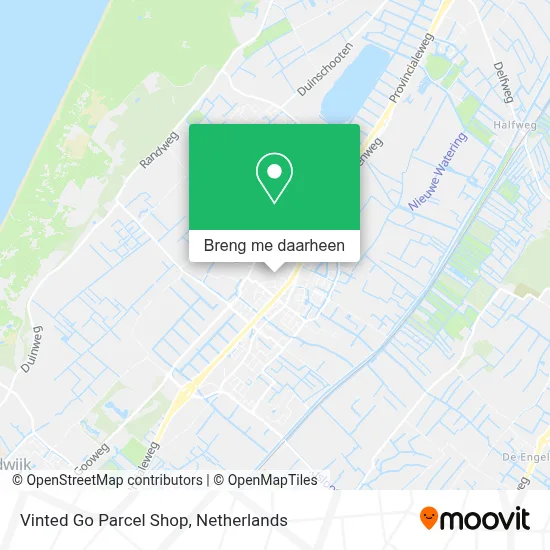 Vinted Go Parcel Shop kaart
