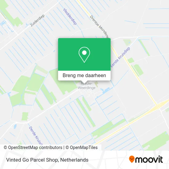 Vinted Go Parcel Shop kaart