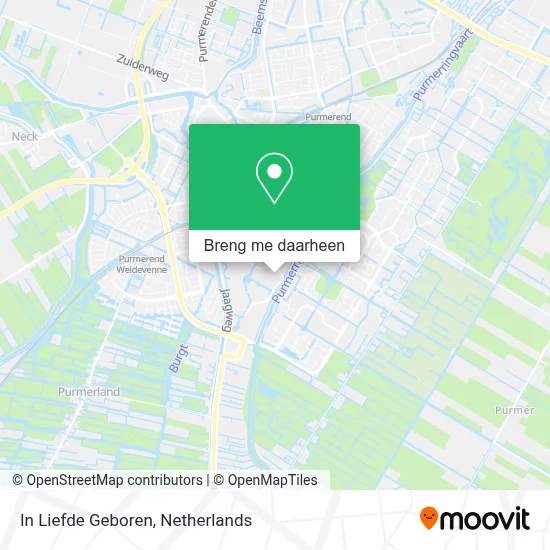 In Liefde Geboren kaart