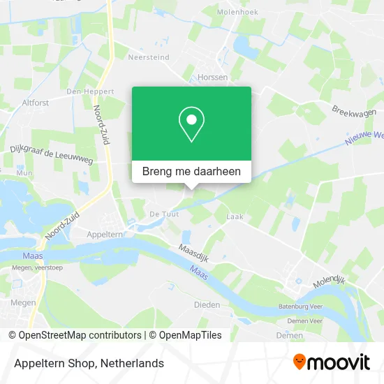 Appeltern Shop kaart