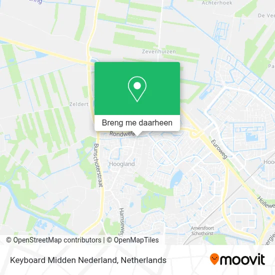 Keyboard Midden Nederland kaart