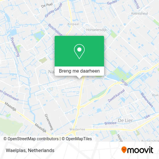Waelplas kaart