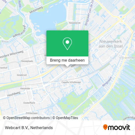 Webcart B.V. kaart