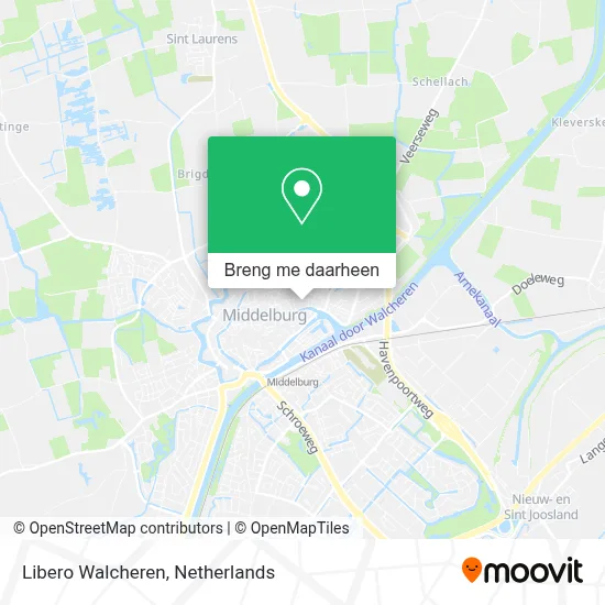 Libero Walcheren kaart