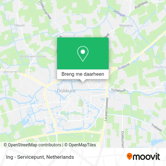 Ing - Servicepunt kaart