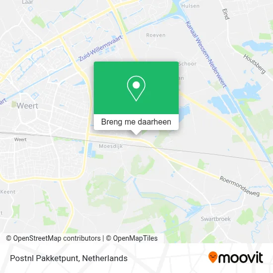Postnl Pakketpunt kaart