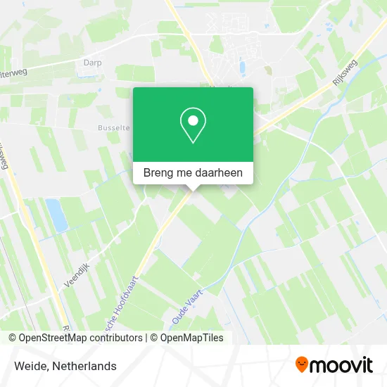 Weide kaart