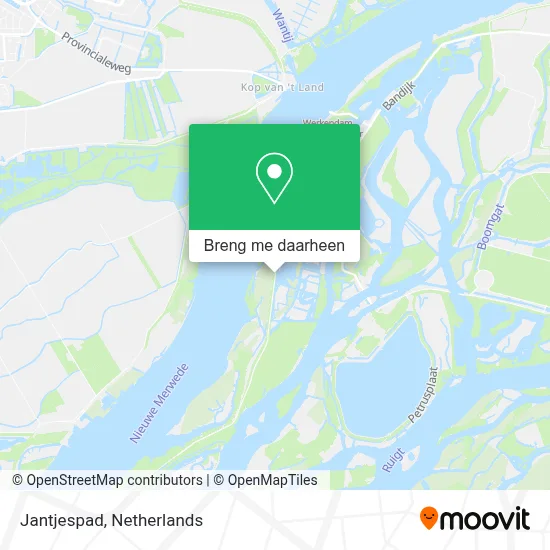 Jantjespad kaart