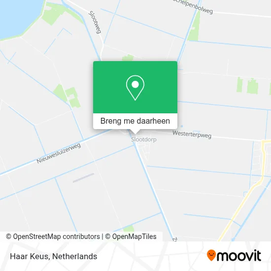 Haar Keus kaart